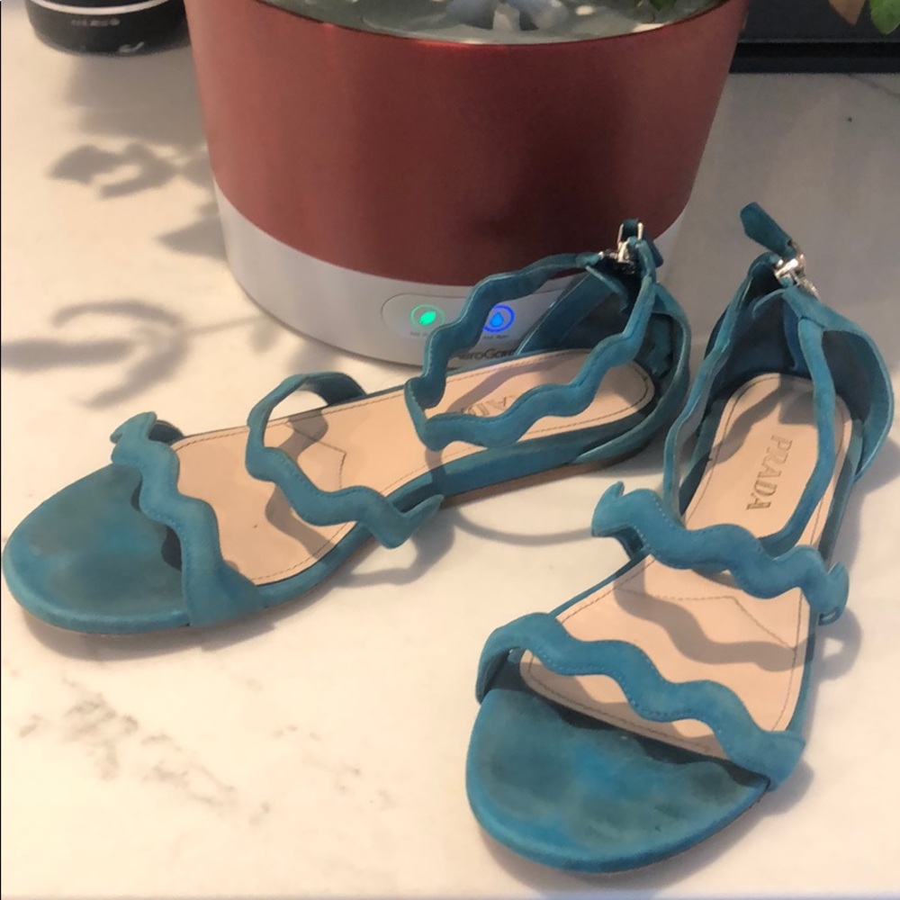 Prada Suede Sandals